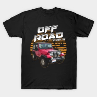 Jeep Wrangler YJ jeep car offroad name T-Shirt